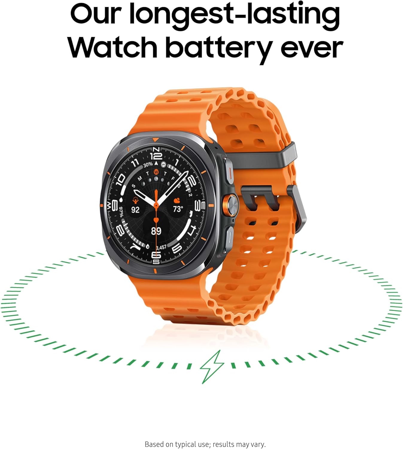 Galaxy Watch Ultra 47mm (Middle East Version) Smartwatch, LTE, Health Monitoring, Fitness Tracker - Titanium Gray