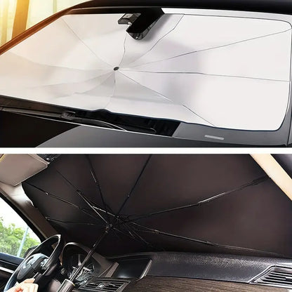 Foldable Car Sunshade | UV & Heat Protection for Windshield