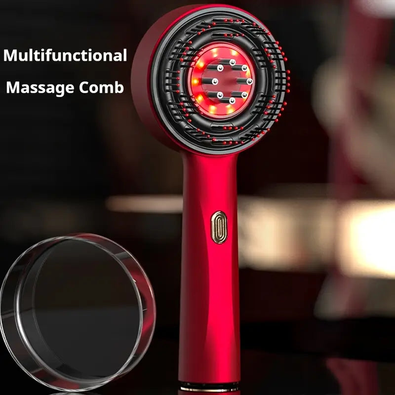 Electric Massage Comb – Portable Hair Brush for Men & Women