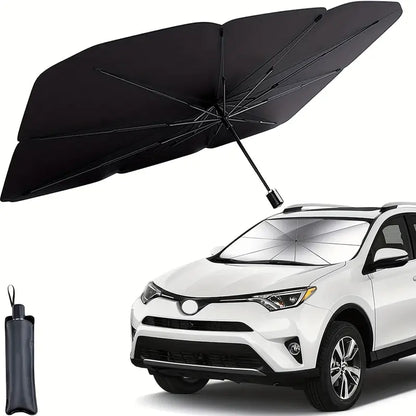 Foldable Car Sunshade | UV & Heat Protection for Windshield