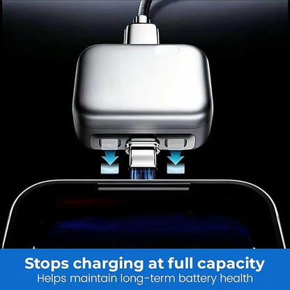 Smart Auto Stop Charging Adapter 140W (2PCS), AI-Powered Full Charge Protection, Universal Fast Charging Splitter for Phones, Tablets & USB Devices